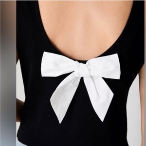 NWT French connection bow back top